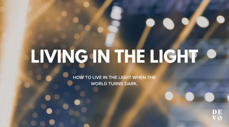 Youversion living in the light